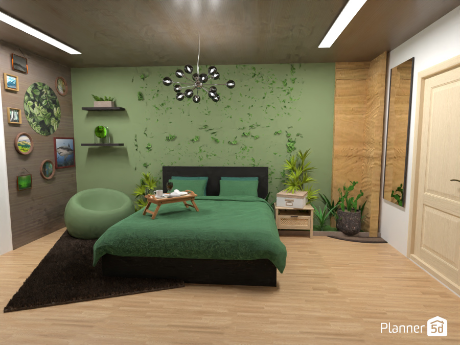 Green Bedroom #11563788 by LIXx