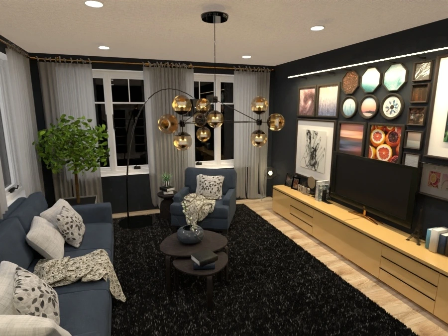 Living room / Design battle contest #3109448 by ZACKY DESIGNER