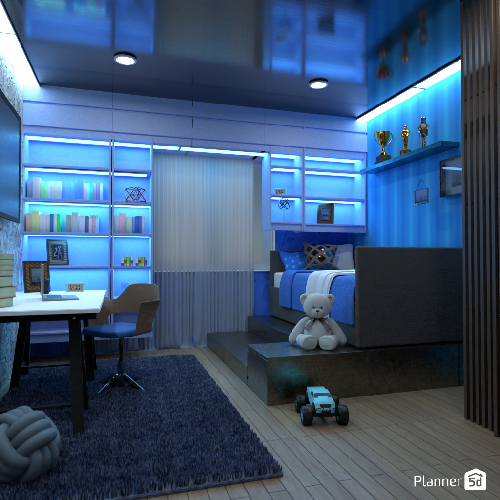 Quarto infantil azul #19601596 by Editors Choice