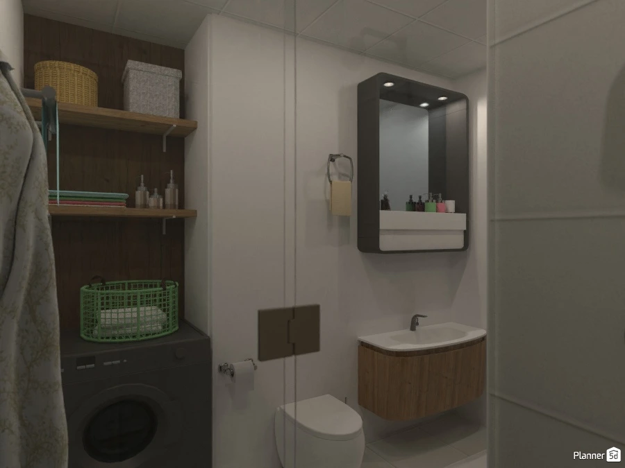 Pequeno apart. moderno #73196 by Michelle Silva