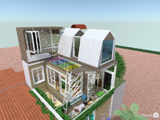 A small house in a residential area in Vietnam #74093 Por HuynhSamuel