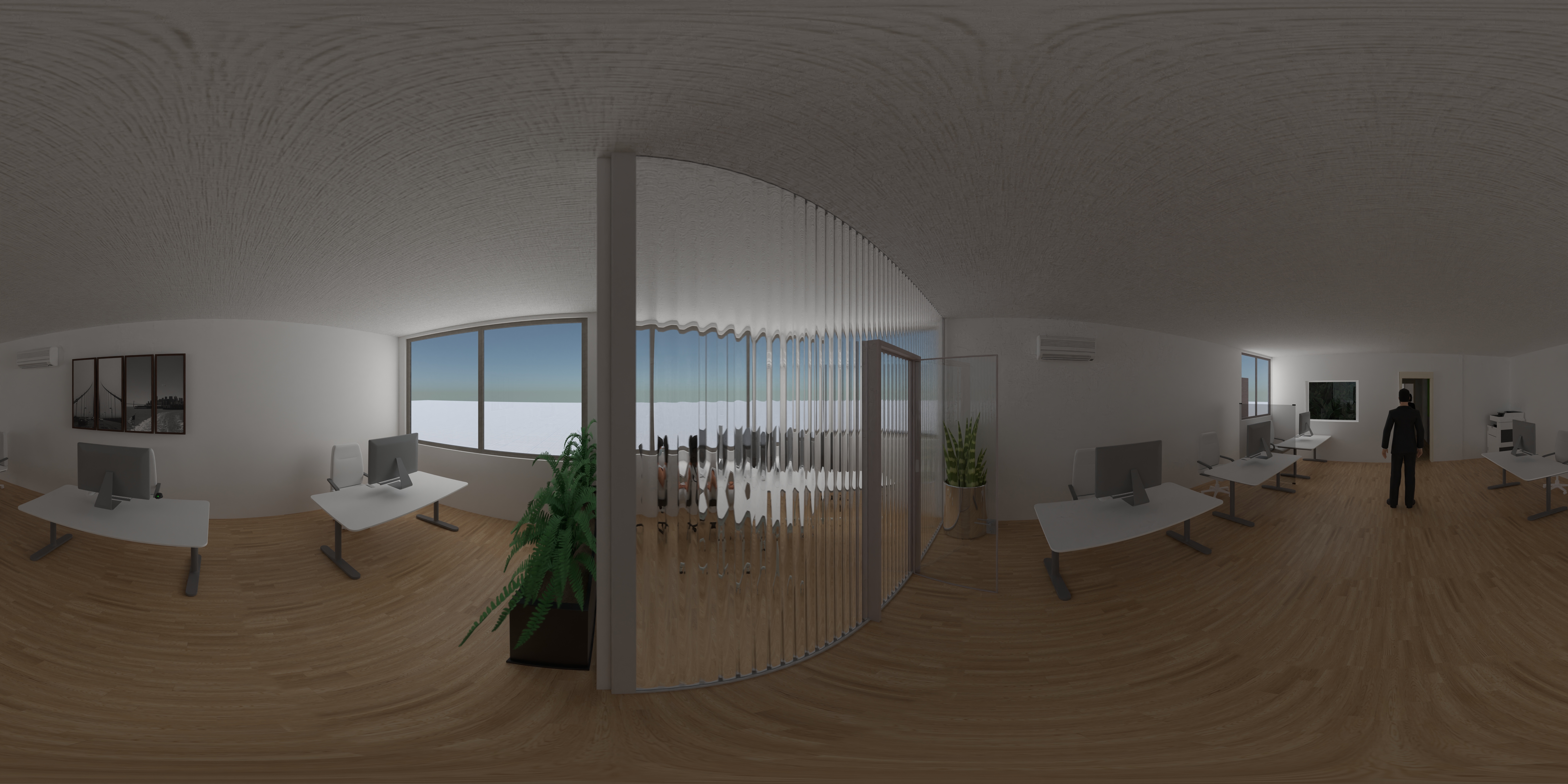 with glass wall #24687584 by Vasilis Vlachos