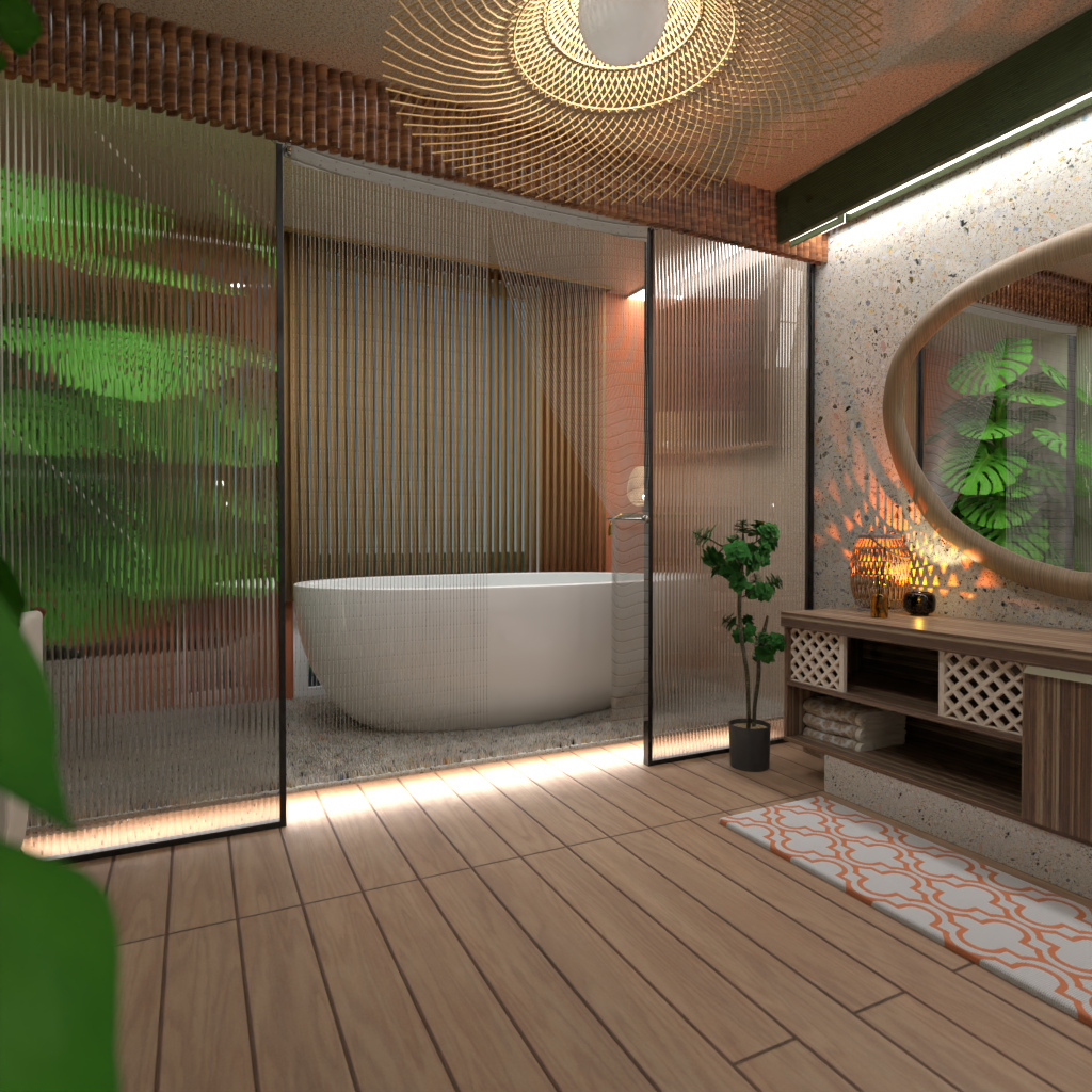 Biophilic Bathroom #13087567 by Editors Choice