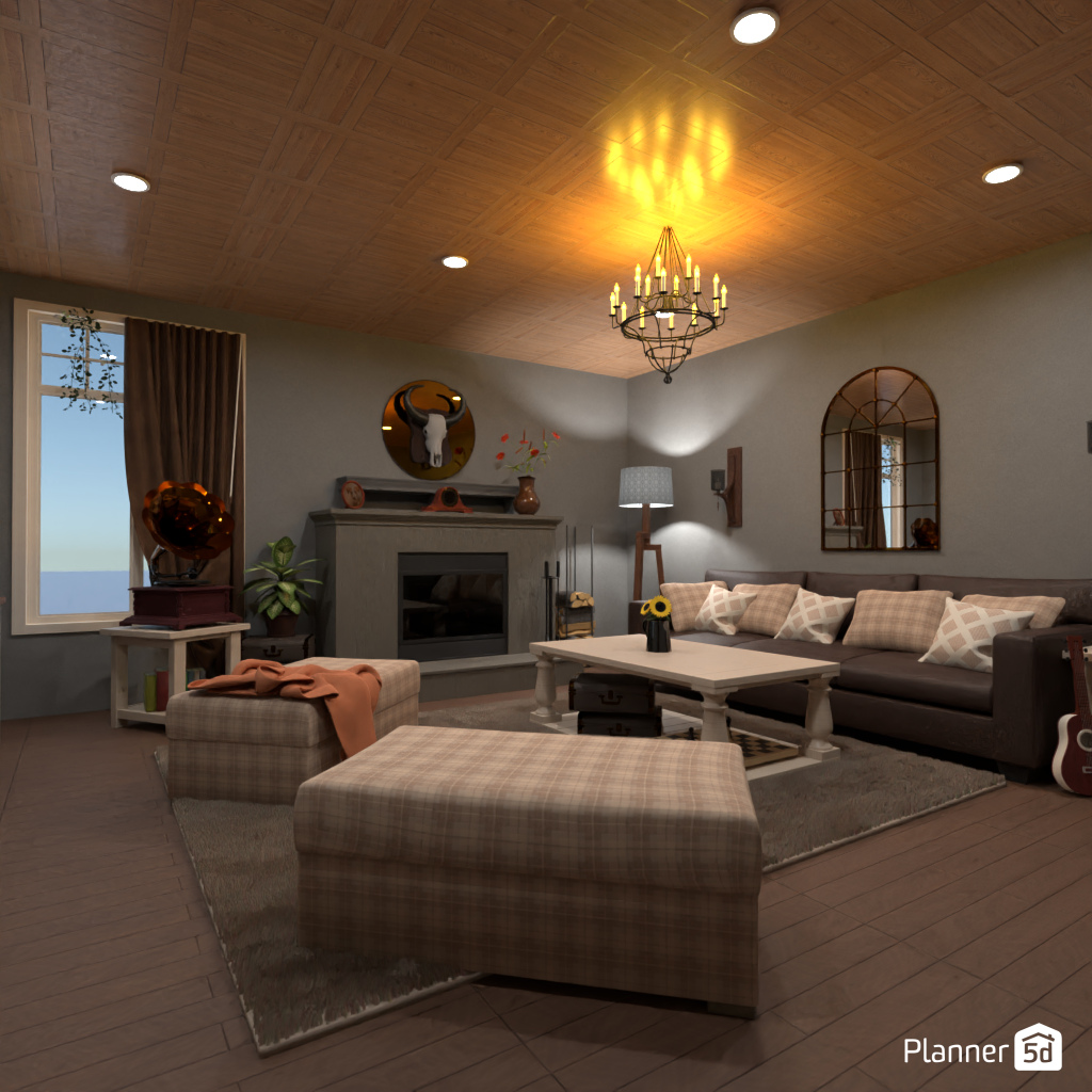 Country Living room #3369276 by Editors Choice