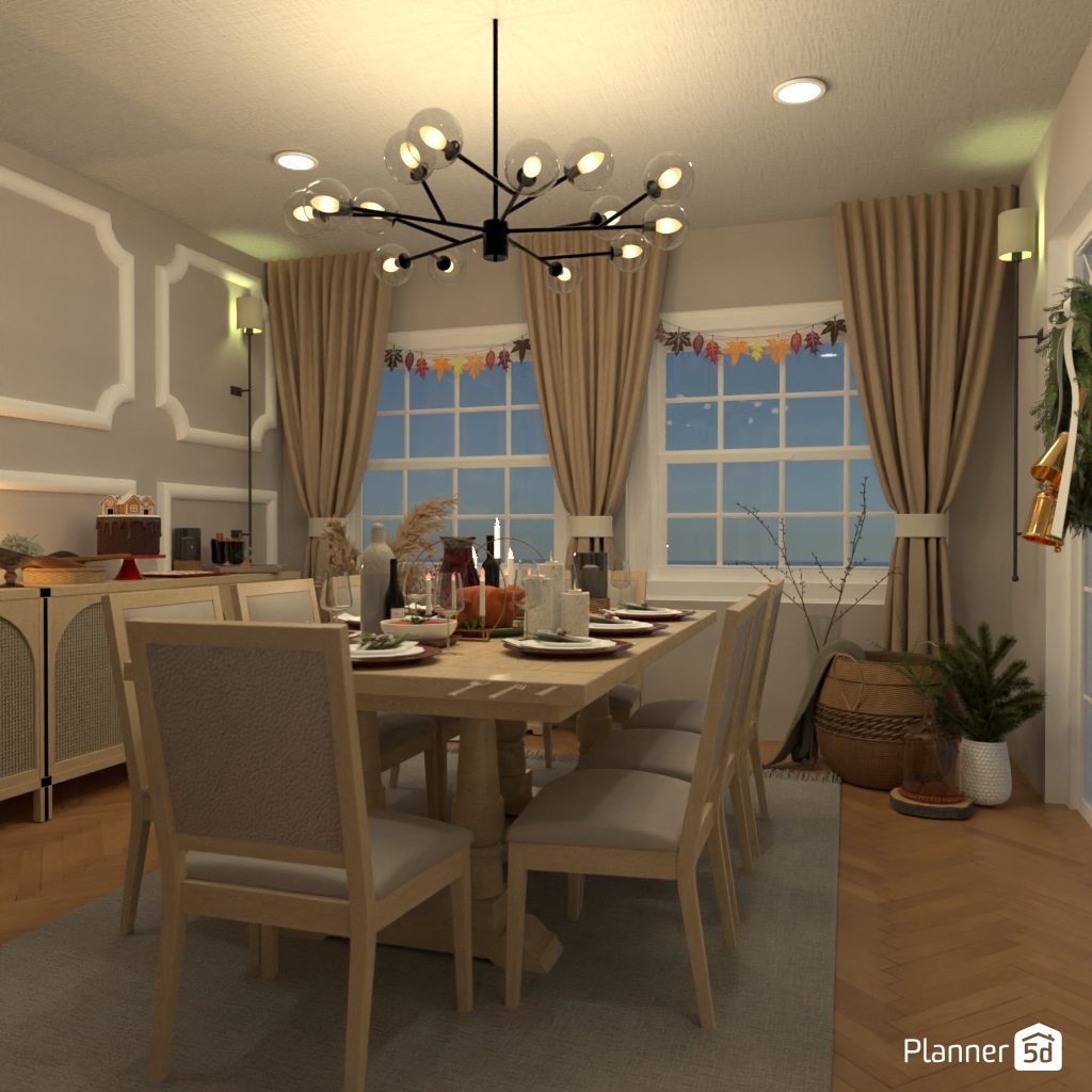 DB: Thanksgiving Day - room shell copy #23501202 by Editors Choice