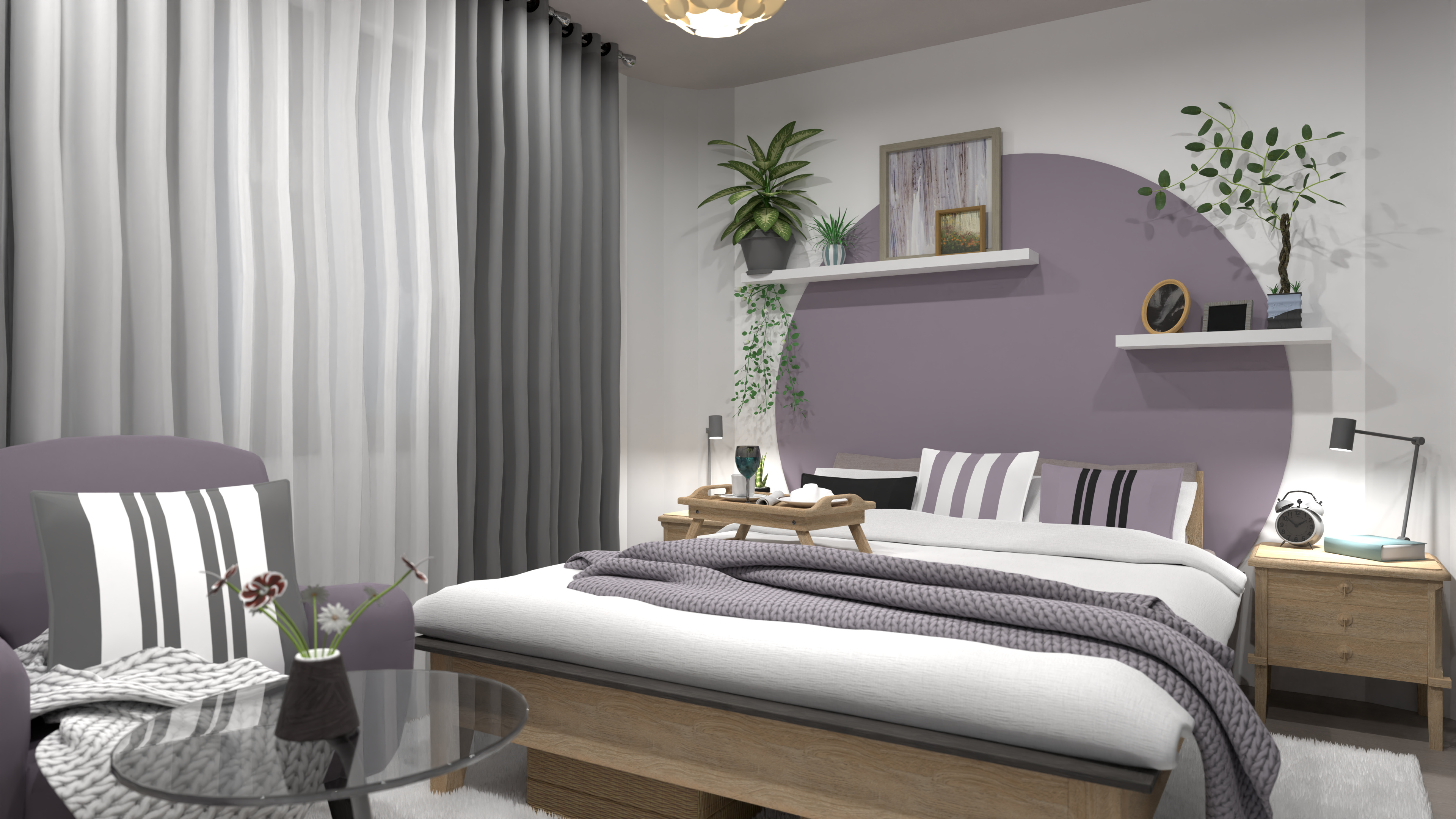 Light purple bedroom 11610304 by Gabija image