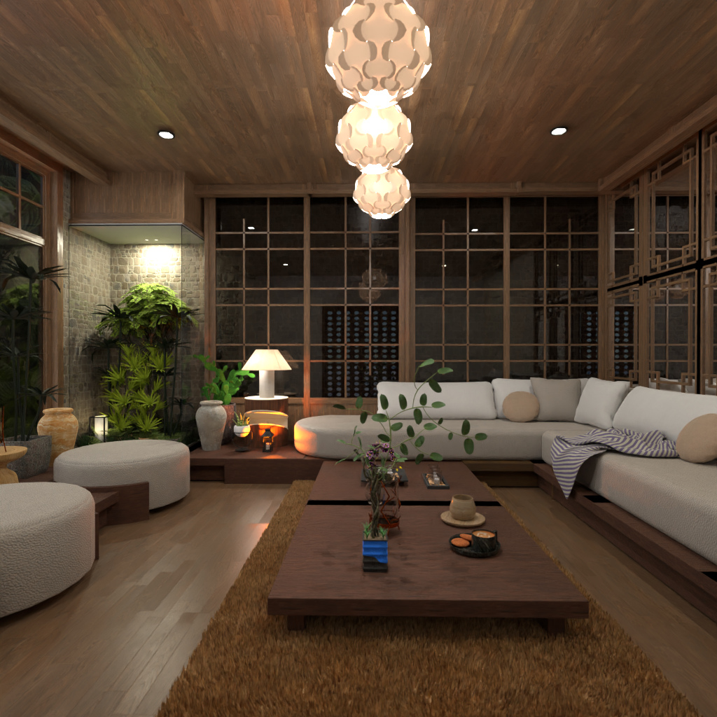 Japanese-style Living Room #15376751 by Editors Choice