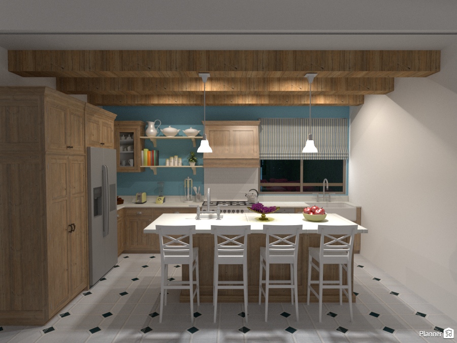 Tradicional Kitchen #1348507 by Michelle Silva