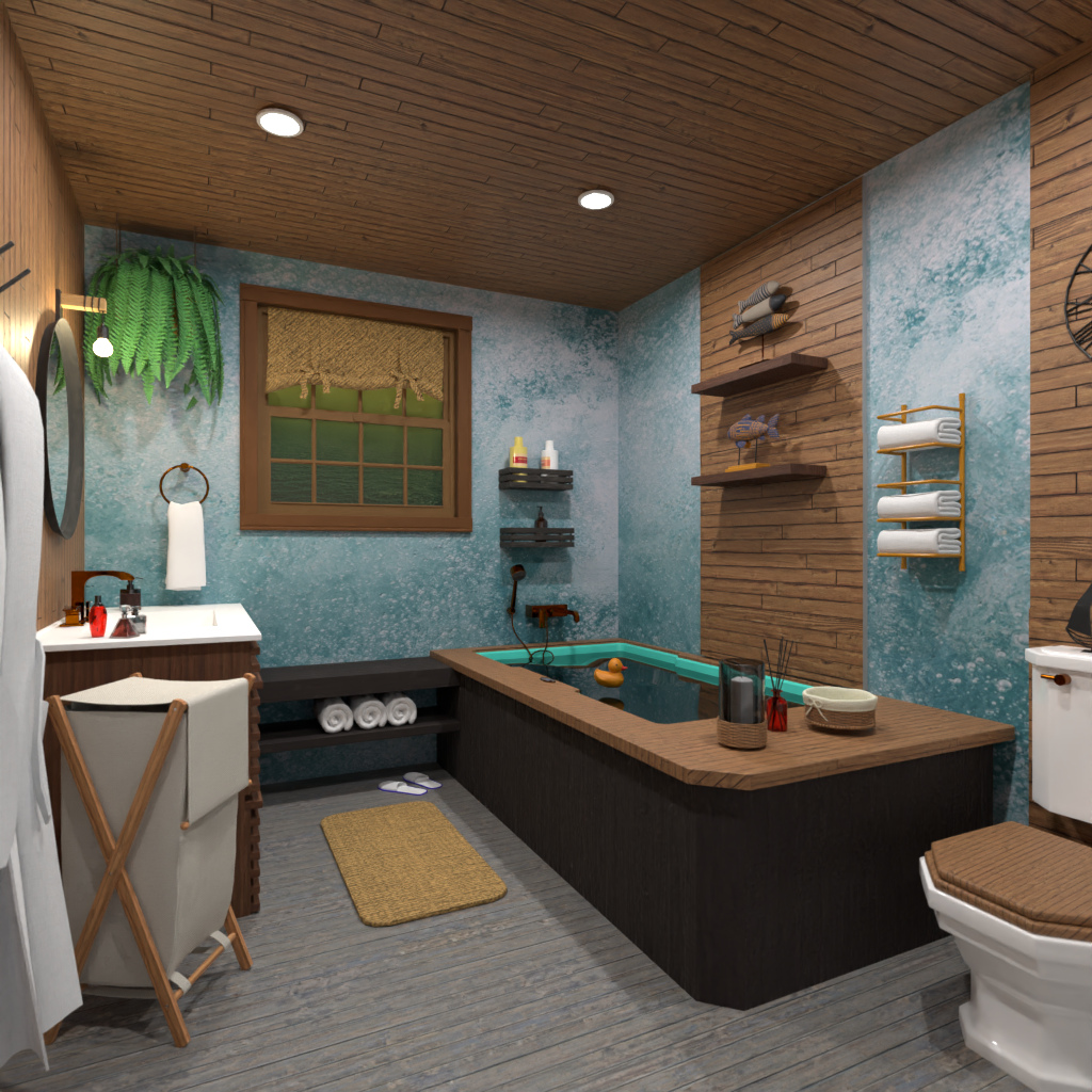 Nautical bathroom #12244981 by Editors Choice