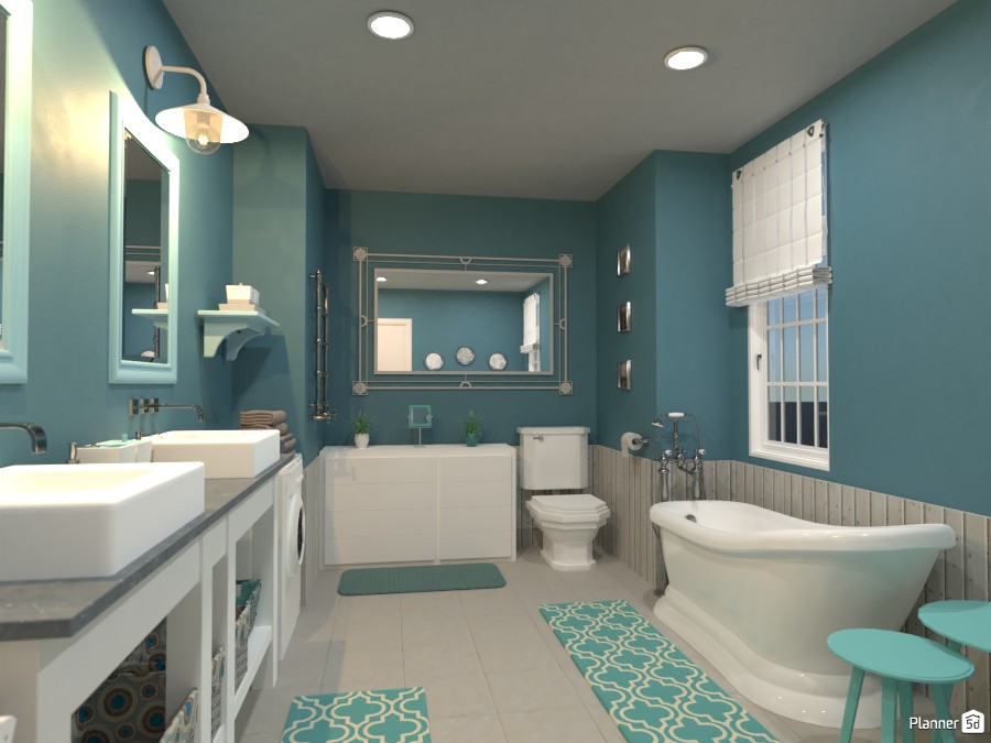 Country bathroom 1 #3891368 by Rita