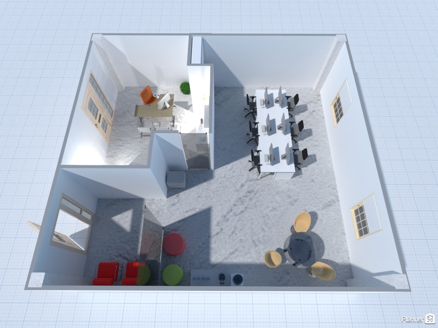 Small Tech Office Right Side #2933431 by DATABASE