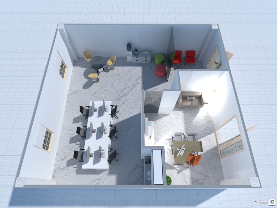 Small Tech Office - Left Side #2933386 by DATABASE