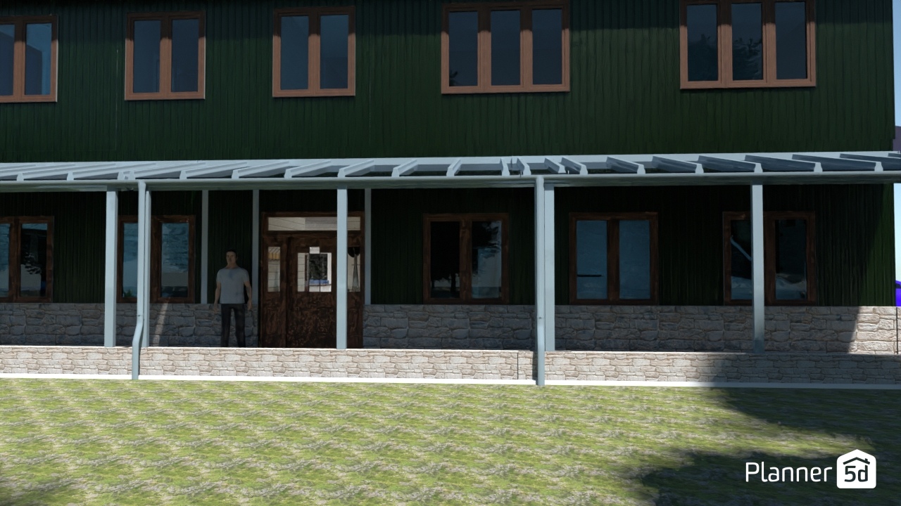 Trees Green Mid fireplace show and share Final with Addition #24539652 by User 116194531