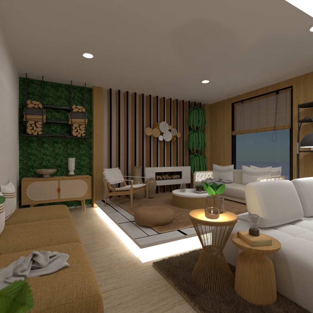 Japandi Living Room #11817412 от Editors Choice
