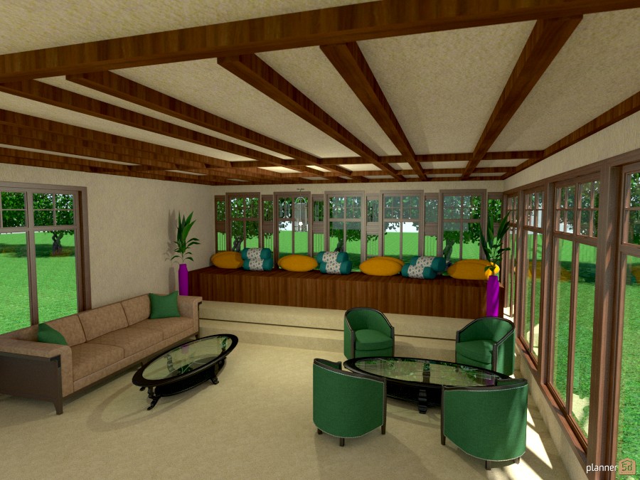 lr w/built-in window seat #906637 by Joy Suiter