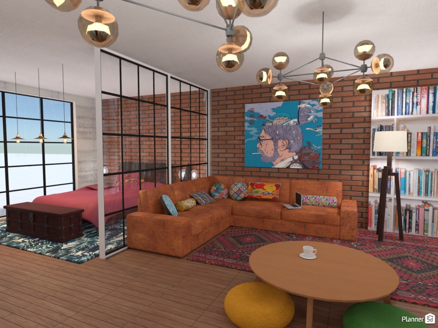 cool living room + bedroom #2378475 by ענבר רביץ