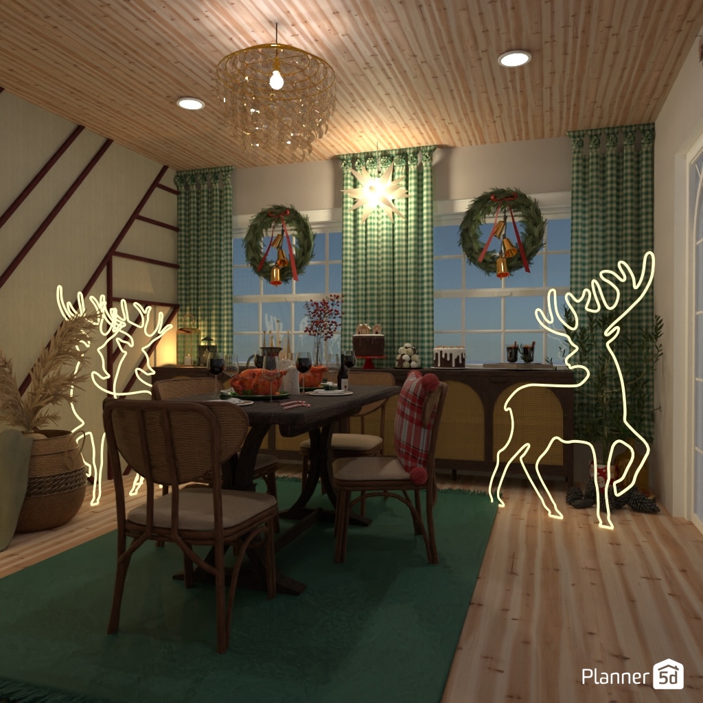 DB: Thanksgiving Day - room shell copy #23466543 by Editors Choice