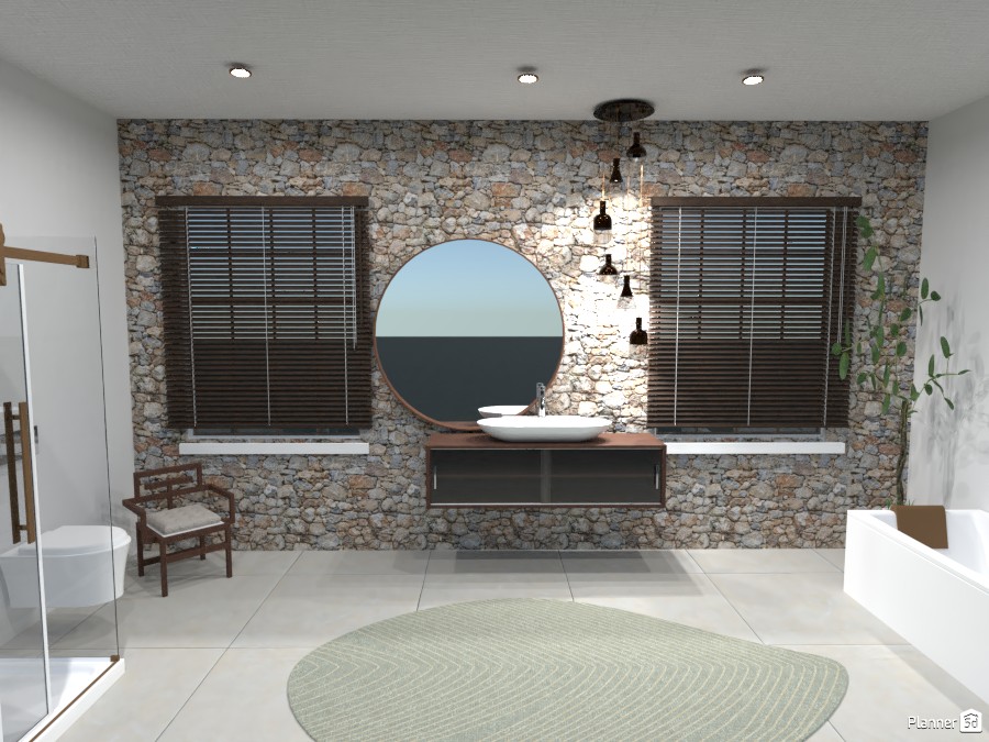 Banheiro Rustico #5330573 by Ana Paula Mittmann