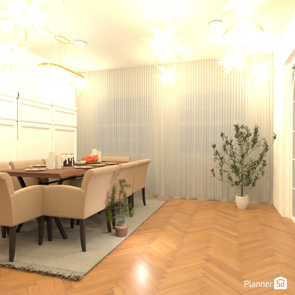 DB: Thanksgiving Day - room shell copy #23407007 by Editors Choice