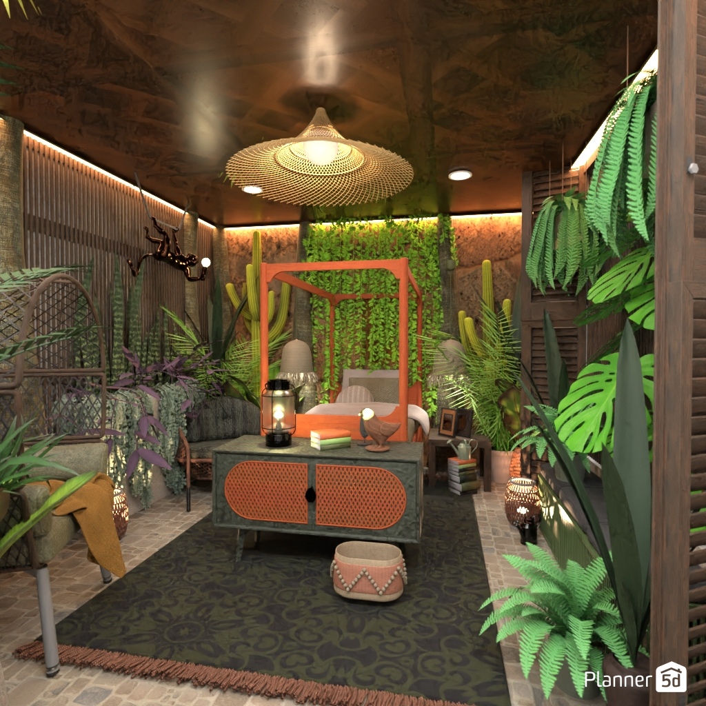 Jungle Bedroom #21799178 by Editors Choice