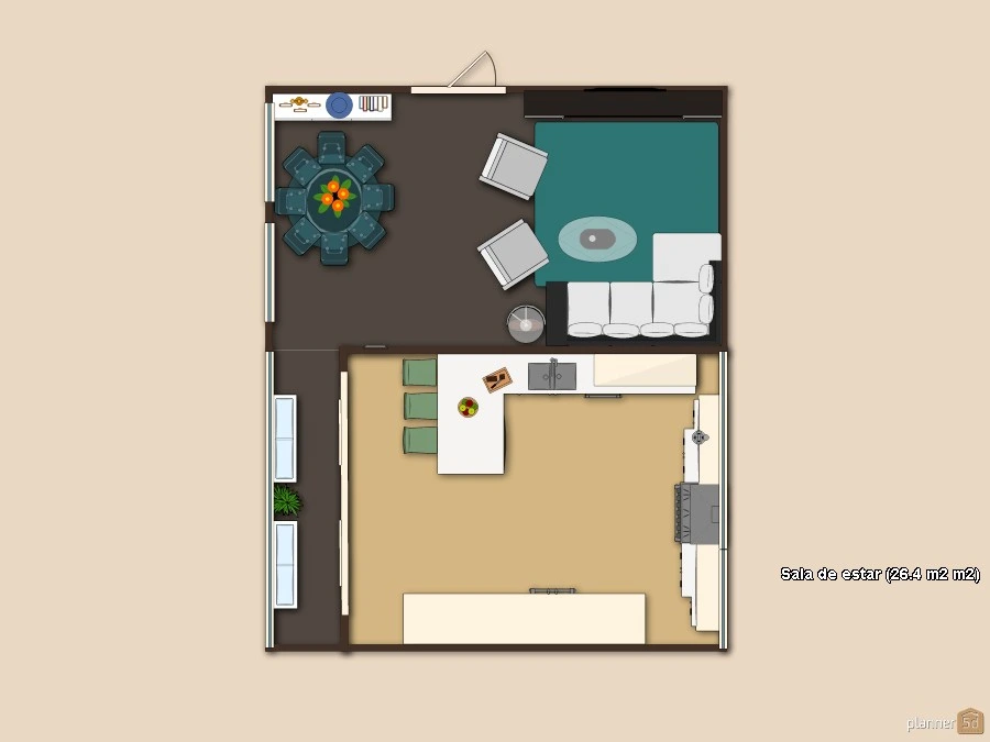 Sala, Cozinha moderna copy by lorena silva #46664 by Nana Evelin