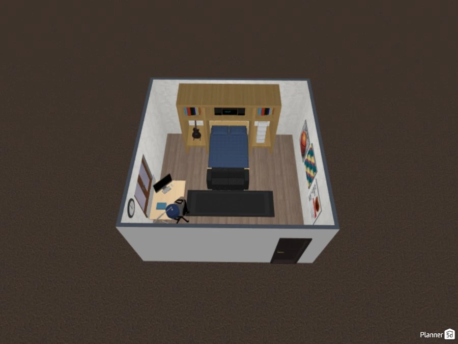 Teenage Boy's Bedroom #81070 by Eva Mitchell