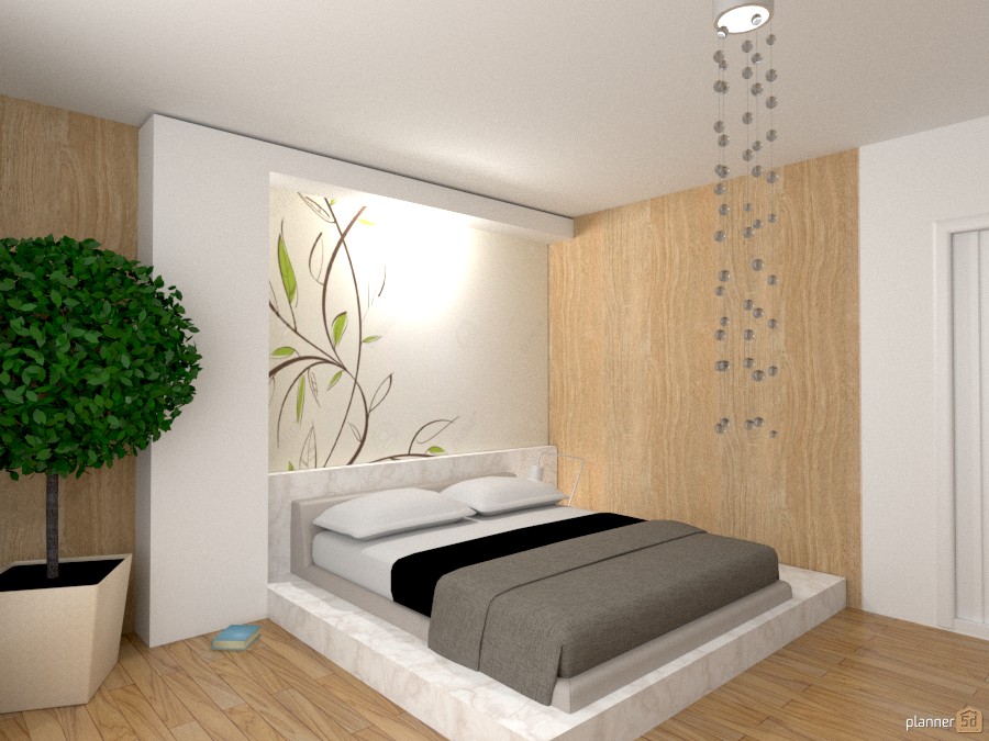 Nature Bedroom 2 - Free Online Design | 3D House Ideas - Yordan Radev ...