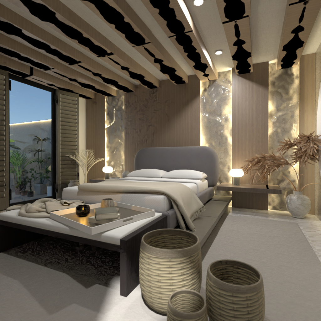 Wabi Sabi Bedroom #14566287 by Editors Choice