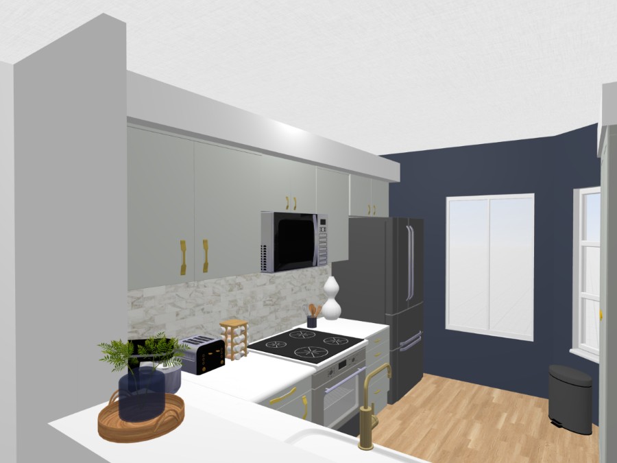 Dedra's Kitchen & Living Room #23383218 by Lela S