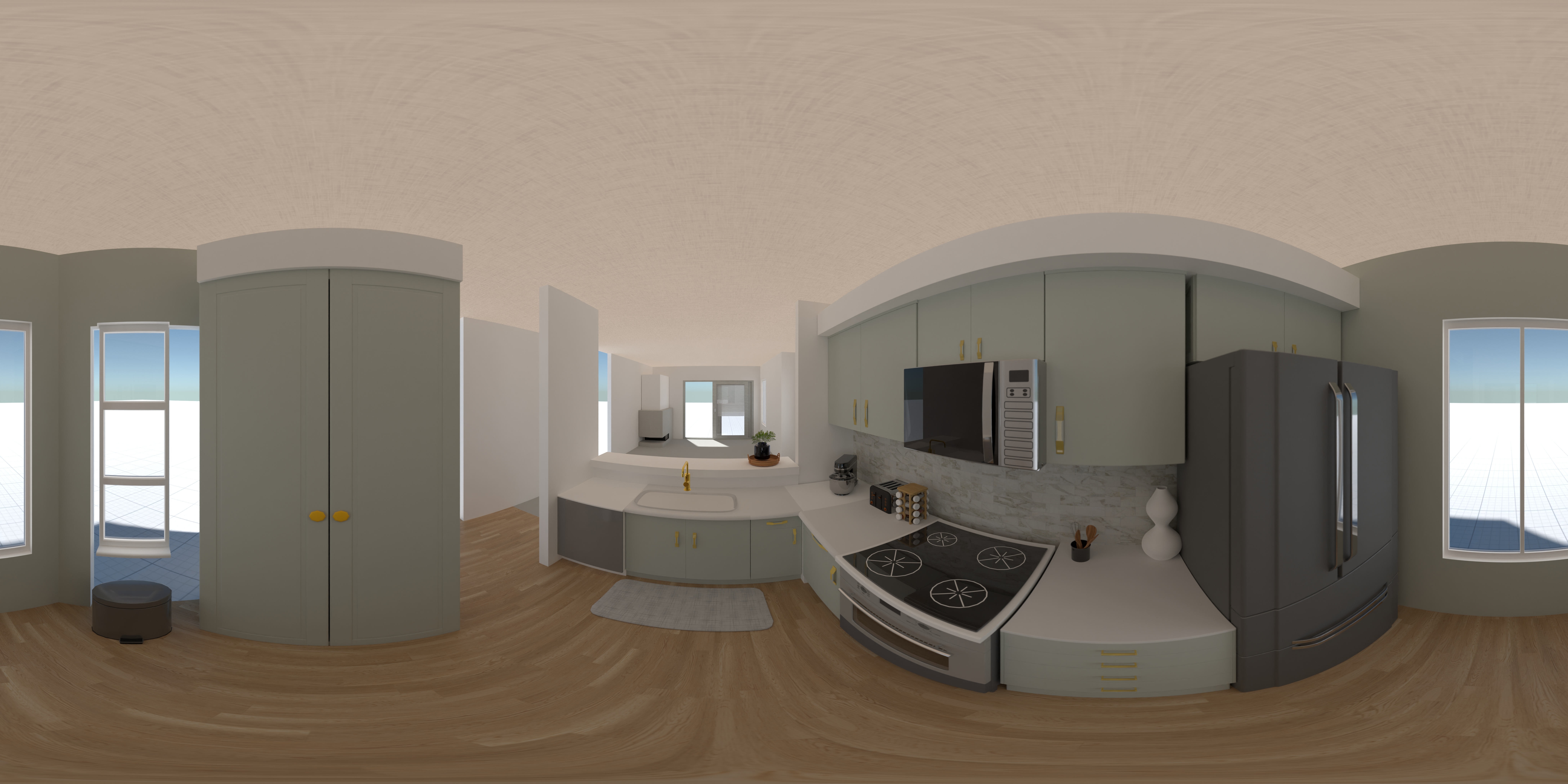 Dedra's Kitchen & Living Room #23383406 by Lela S