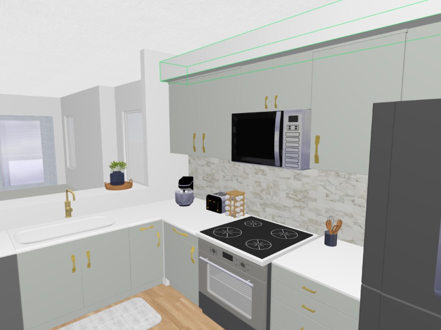 Dedra's Kitchen & Living Room #23383414 by Lela S