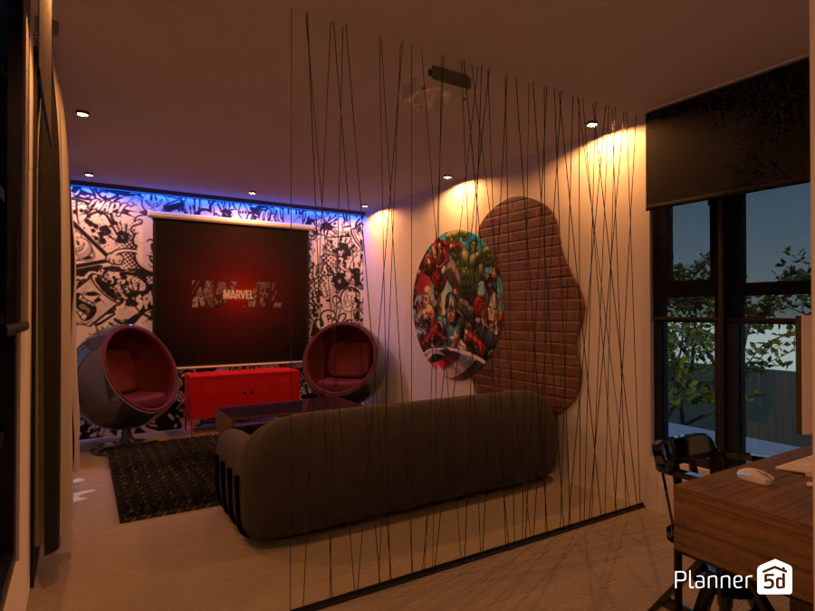 PLAYROOM - CINEROOM #7427454 by Maison Maeck