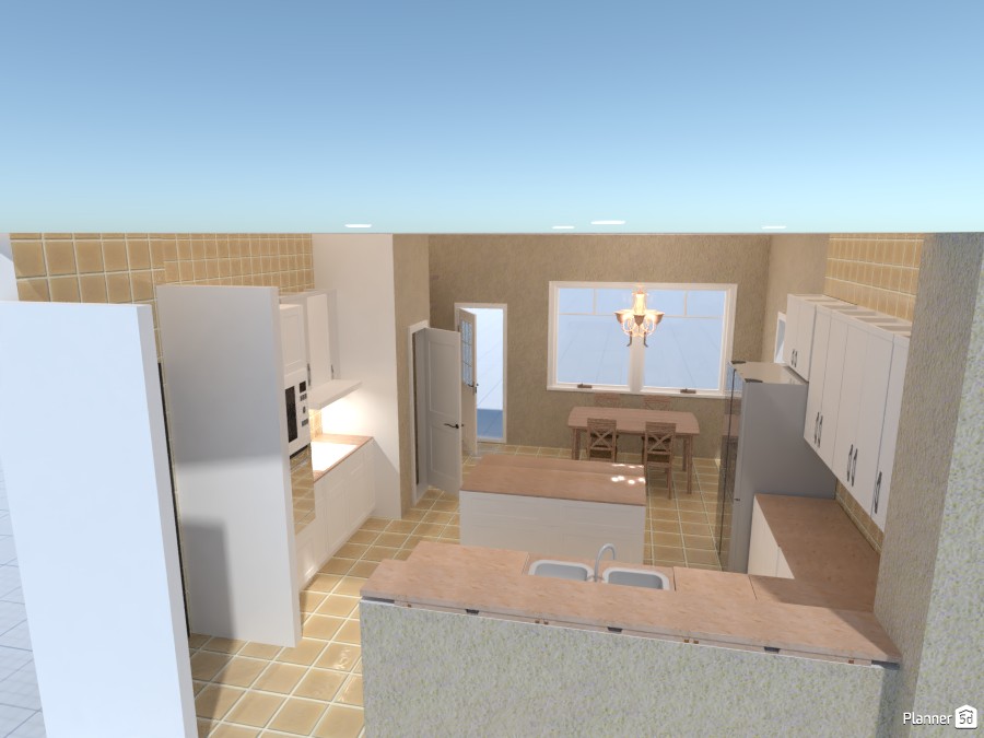 Kitchen Rendering prior to remodel #3874991 by Raymond Husser