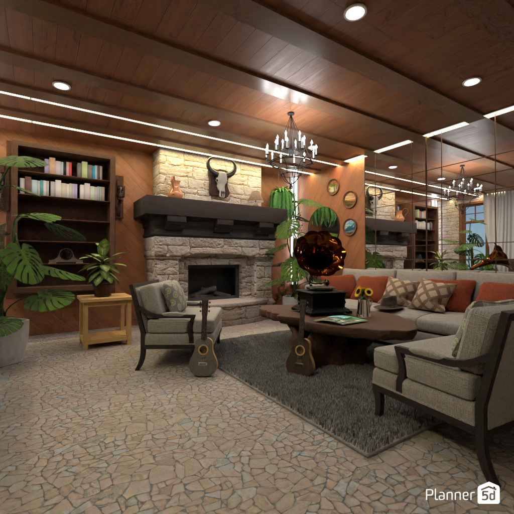 Country Living room #20123803 by Editors Choice