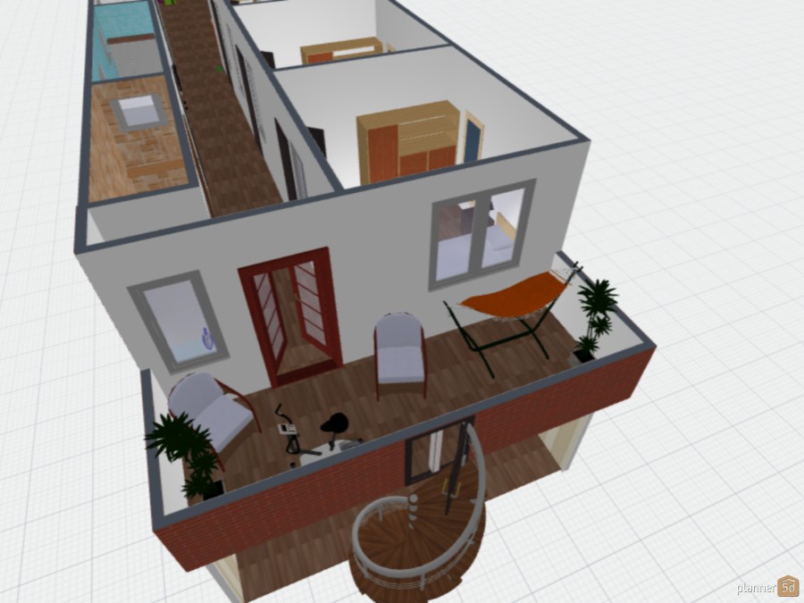 Segundo Piso - Free Online Design | 3D Floor Plans by Planner 5D