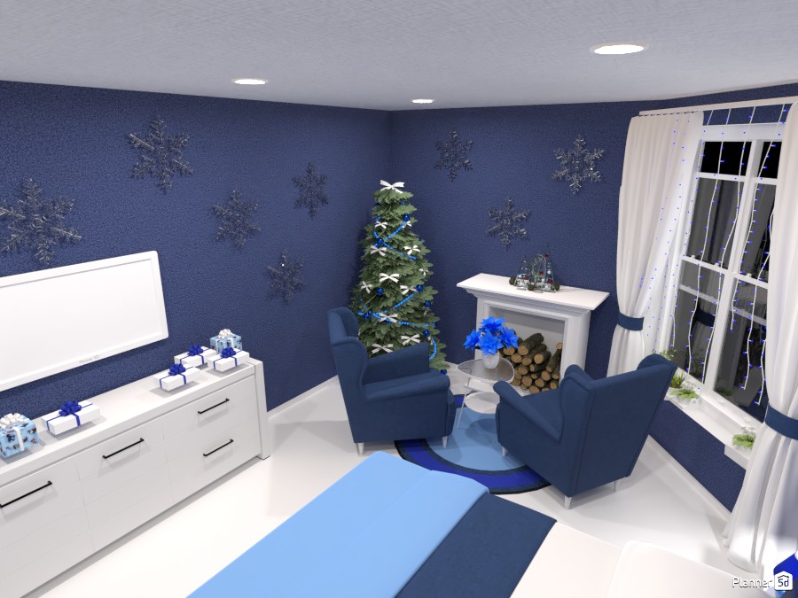 Snow Queen Bedroom #3828866 by Maryna Denyschenko