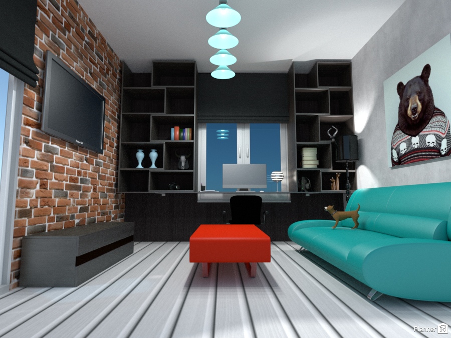 Гостиная + кабинет #1557567 by Mike Sayfuller