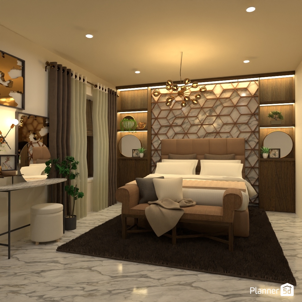 Luxury bedroom interior #32370776 by Editors Choice