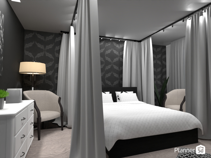 Contest - black and white bedroom #8926417 by Rita