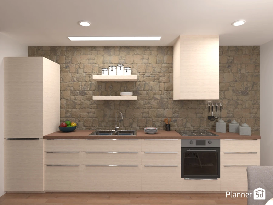 Cocina minimalista #94862 by Jessica✅