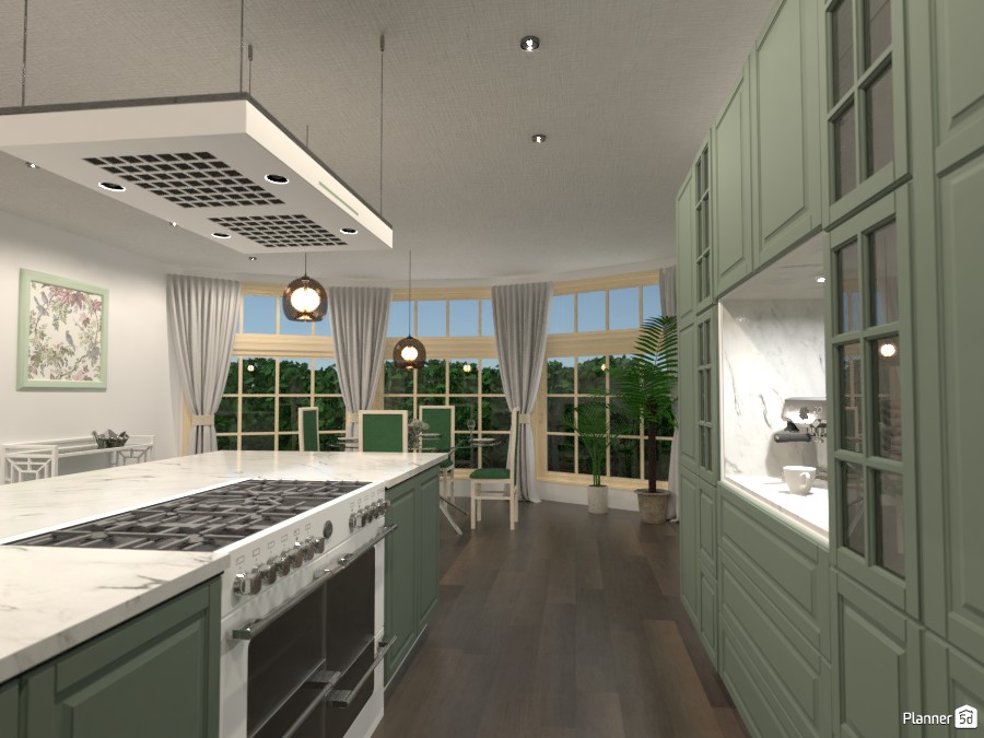 green kitchen #2964365 by Sundis