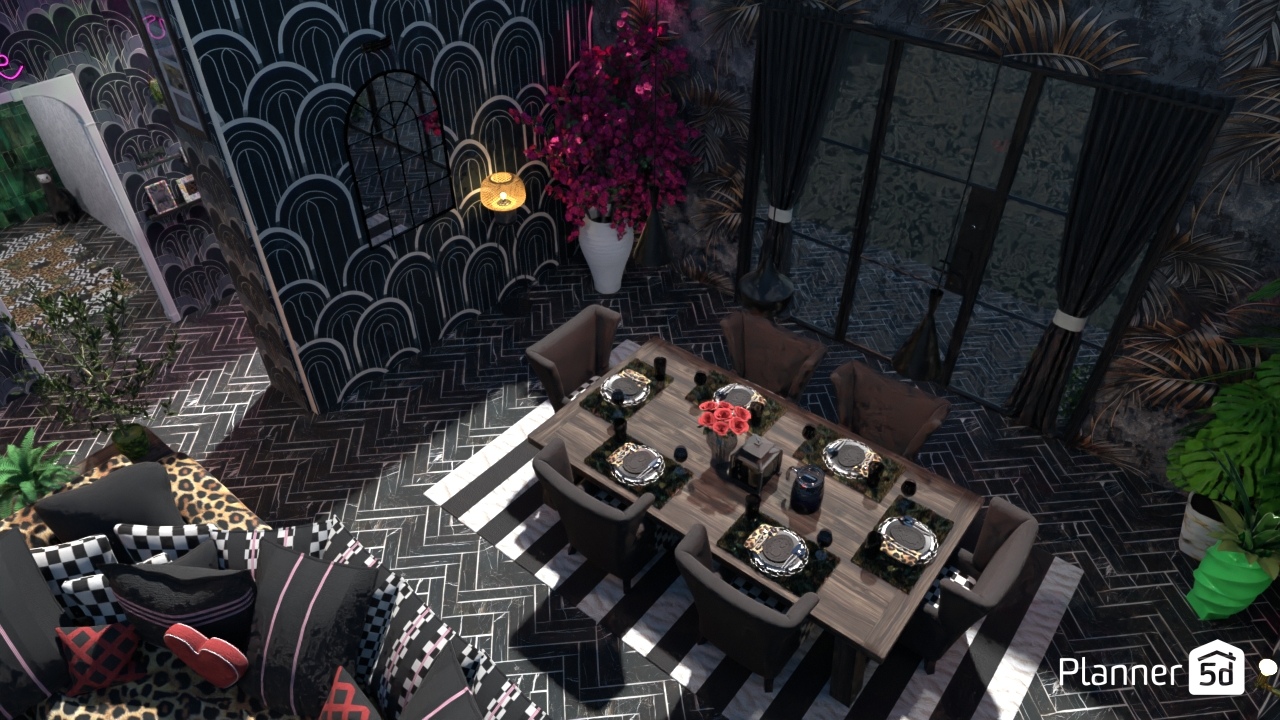 Dark Moody Dining Room #30883816 by ShakaLakaDeAlpaka