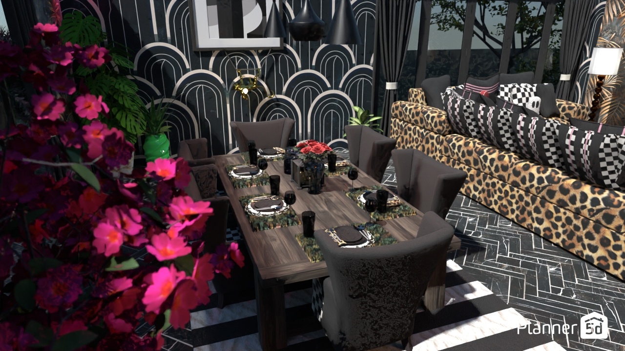 Bold Dining Room #3397036 by ShakaLakaDeAlpaka