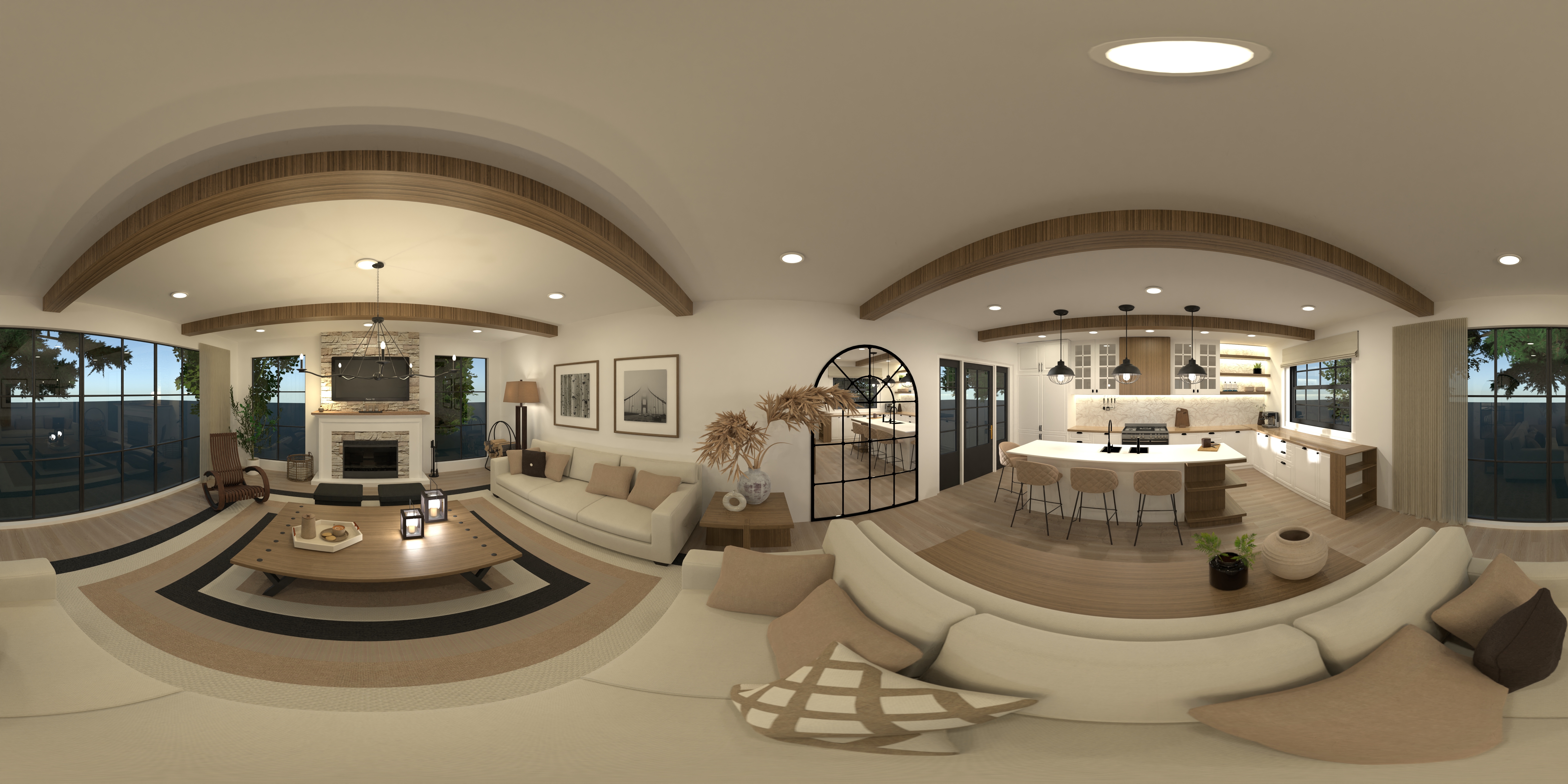 Kitchen and living #23359938 by Ingo Tessmer