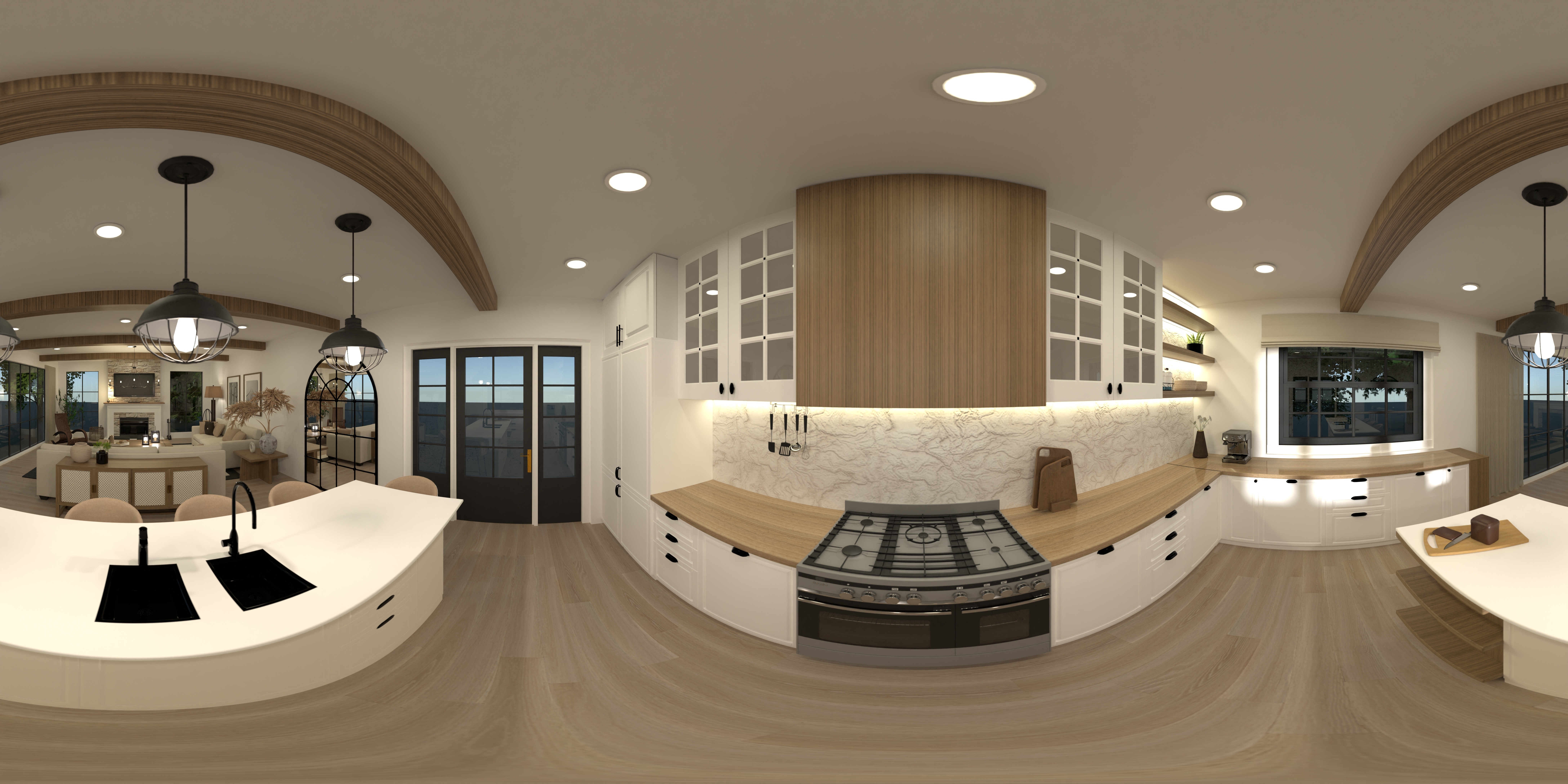 Kitchen and living #23359942 by Ingo Tessmer