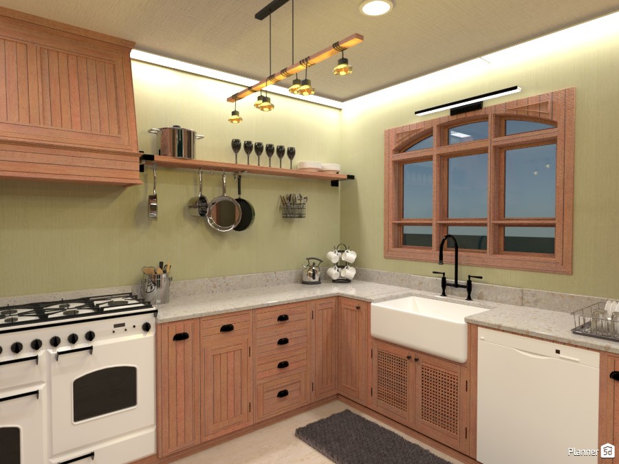 rustic kitchen #4397558 by Seray Ençetin