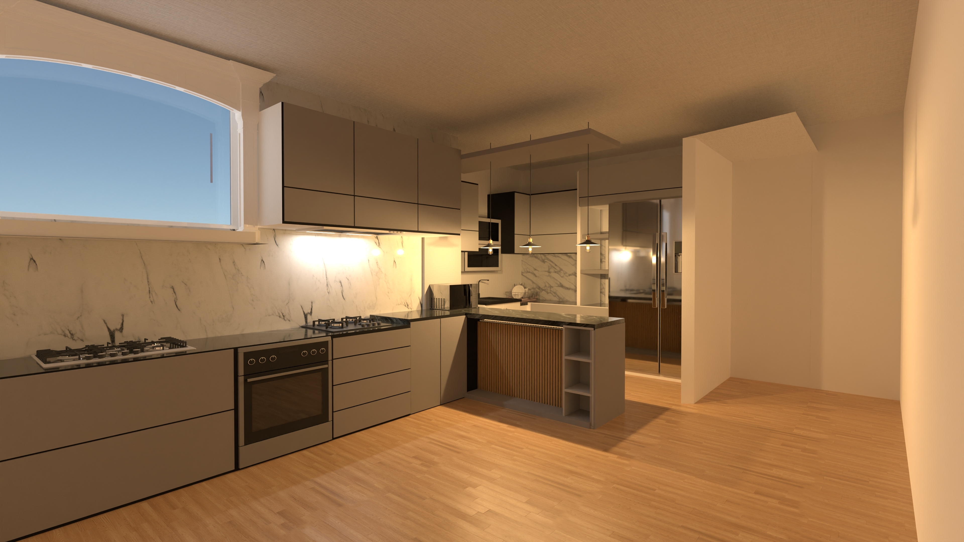 Kitchen Project 3 lantai copy #23446967 by Zuakie