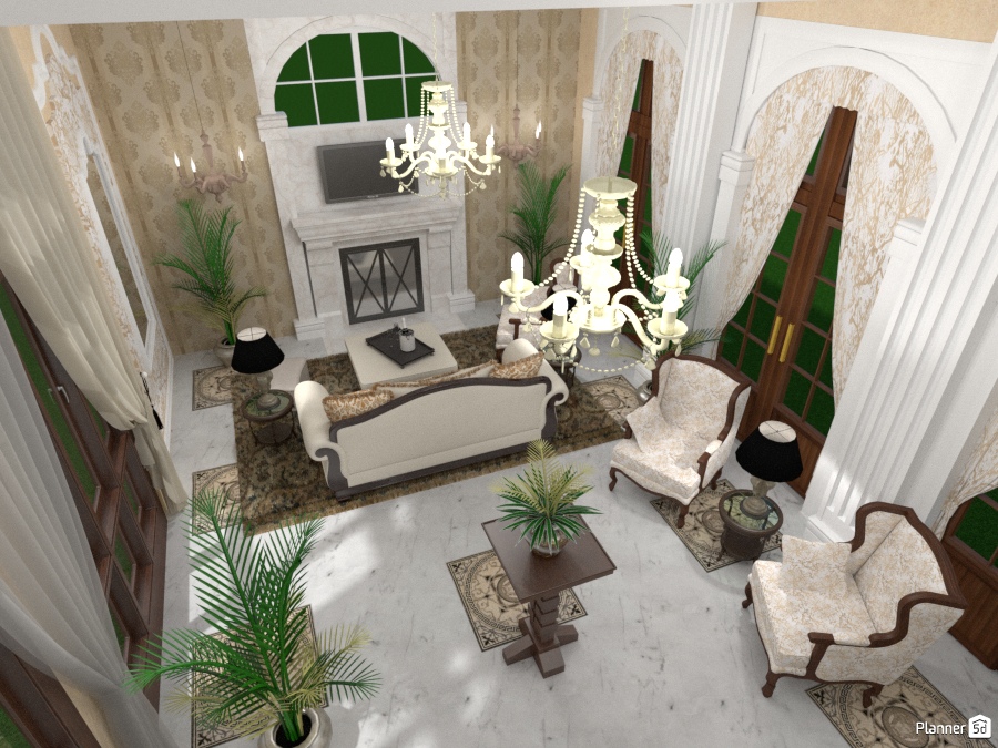 Salone dall'alto n. 1 #1777433 by Micaela Maccaferri