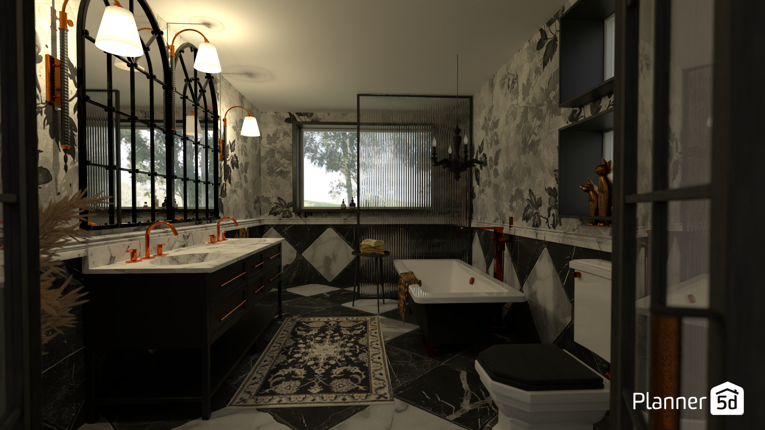 Luxury Bath #21404682 by Micaela Maccaferri