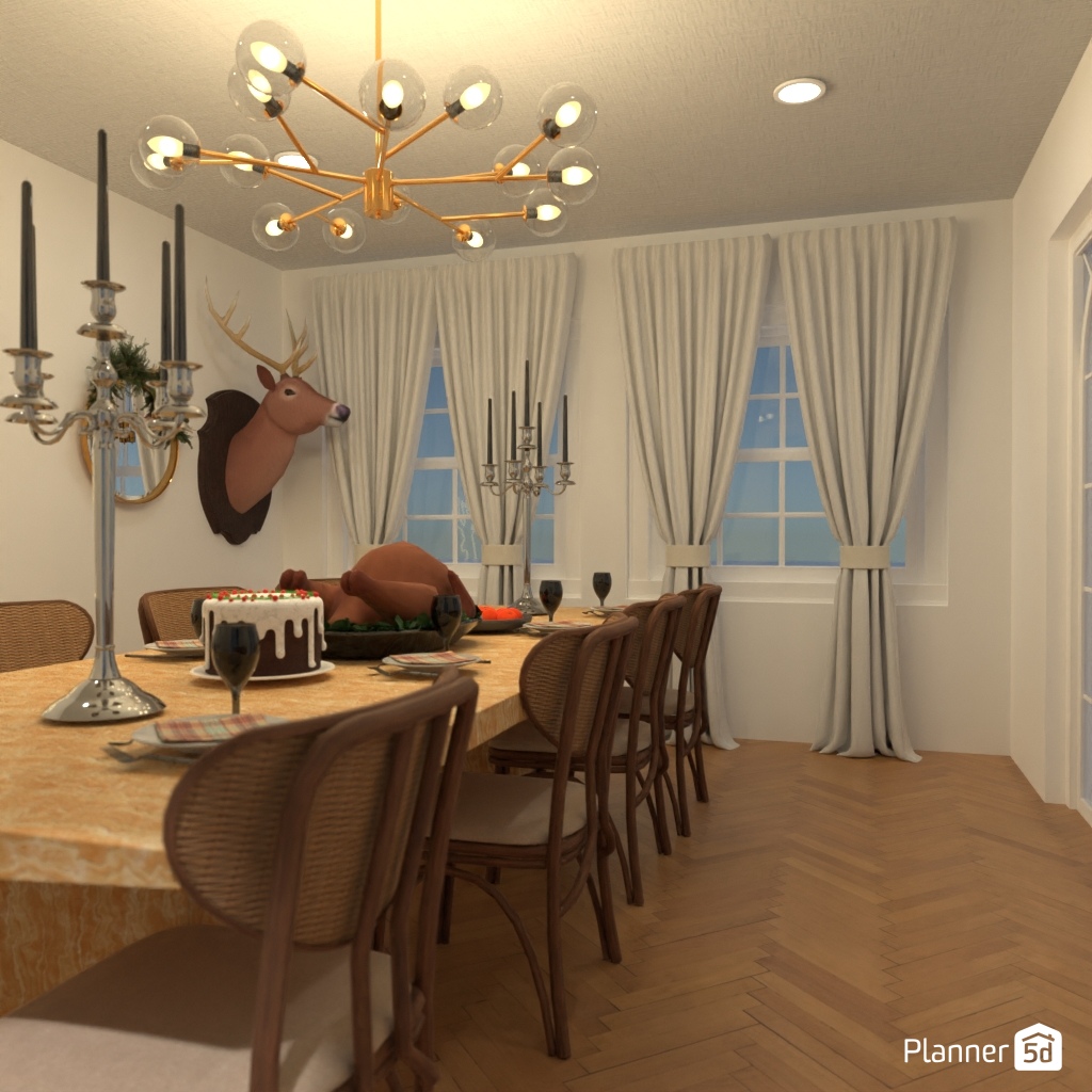 DB: Thanksgiving Day - room shell copy #23401299 by Editors Choice